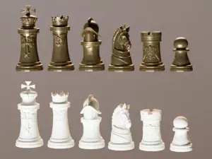 Spanish Tercios Themed Chess Set STL/3MF