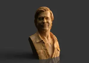 Brad Pitt bust