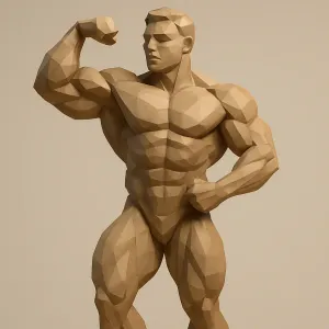 Lowpoly Bodybuilder