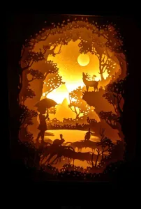 Shadow Box Light - Jungle Journey