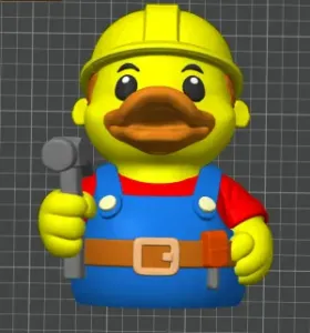 Rubber Duck Rumi - Bob builder - 3D print