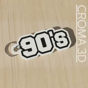 90's keychain - multicolor