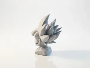 Skull Dragon Sculpture Gothic Collectible 3D Printable