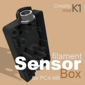 Creality K1 Filament Sensor Box for PC4-M6