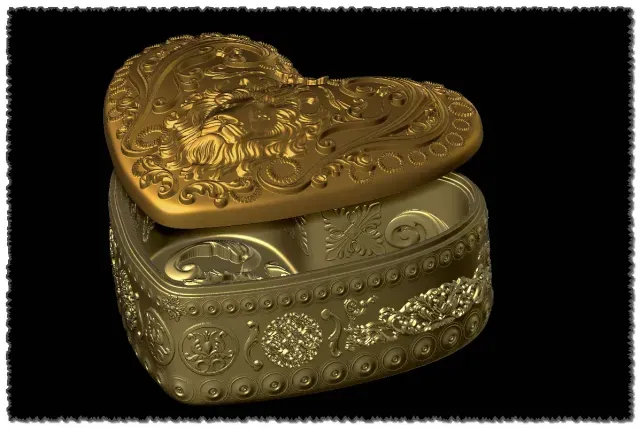 Valentines day Ornamental Heart Box — Фото 8 из 9