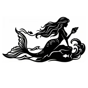 Wallart Ariel The Little Mermaid La Sirenita Arielle 1color