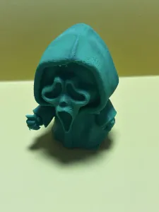 Halloween themed ghost face