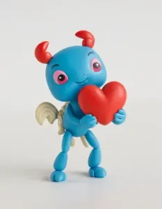ROBOT MODEL WITH HEART
