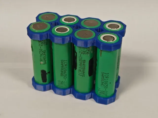 18650 Battery Spacer Grid | Octagonal (8-28 Cells) — Image 2 of 9