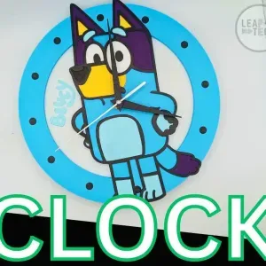 BLUEY WALL CLOCK