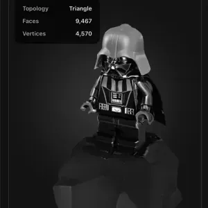 Lego Darth Vader minifigure