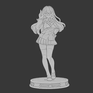 Airi Sakura – Anime Style Fan Art Figurine STL