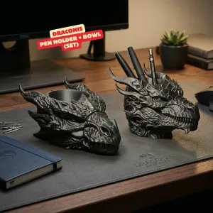 DRACONIS - PEN HOLDER + BOWL (SET) 🐉