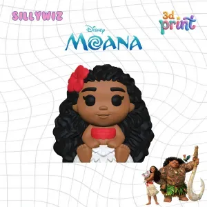 Baby Moana - Toy - Keyring - Charm - Support Free