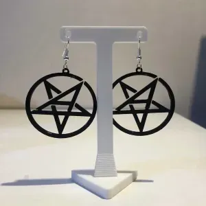 Earring pendant Anthrax rock metal band