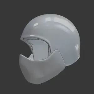 Full-Face Helmet – High-Detail 3D Printable