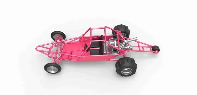 Diecast old school Sand Rail buggy Version 2 Scale 1:25 — Фото 5 из 9