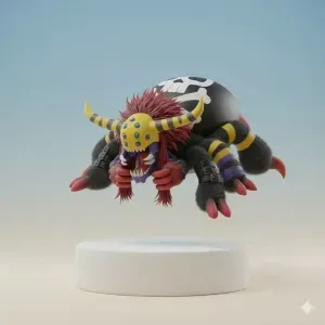 Dokugumon Digimon Creature Model