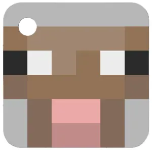 Pixel Sheep Keychain – Minecraft Inspired Multicolor
