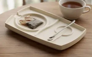 TeaTide: Spoon and Tea Bag Drip Rest