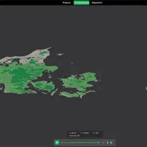 Regions of Denmark. 3D Map puzzle (5-piece)
