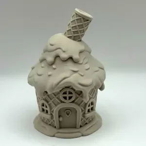 Ice Cream Cone Fairy House