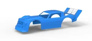 Shell of Vintage Dirt late model Race car V3 Scale 1:25