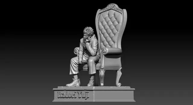 Yuji Itadori - Jujutsu Kaisen - STL ready for 3D Printing — Фото 8 из 9