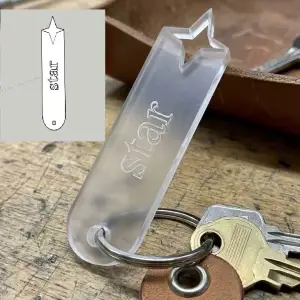 llavero estrella /  star keychain