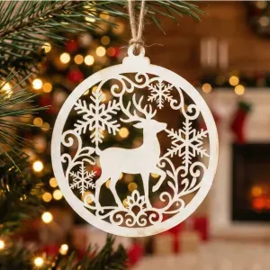 christmas reindeer ornament