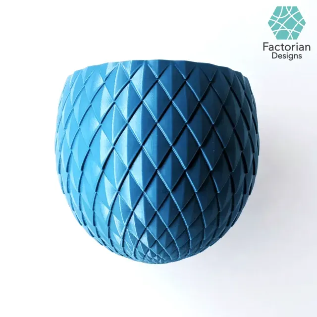 Wall PLANT POT Dragon Egg | PLANTER STL "Blossomscale" — Фото 9 из 9