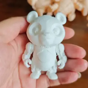 Mechanical Panda with Supports, Remove Slowly, Freely Scalable, 3D Print, Kids Toy, Figure, Ornament, Model, One-Click One-Piece Printing