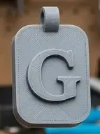 Pendant Tag Letter G