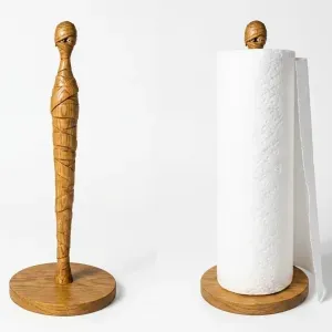 Mummy paper towel holder