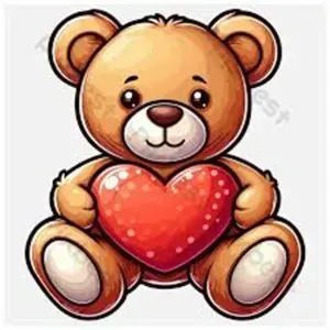 teddy bear heart