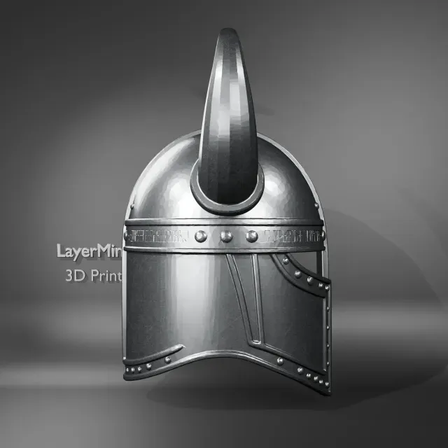 Viking Horned Helmet – 3D Print STL File — Фото 3 из 5