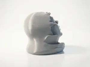 Woman Face Sculpture Artistic Bust 3D Printable