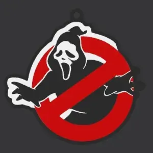 Keychain Scream Sticker