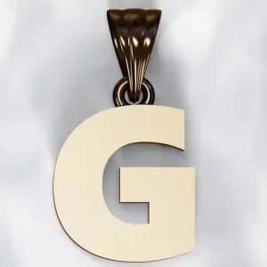 G pendants and earring