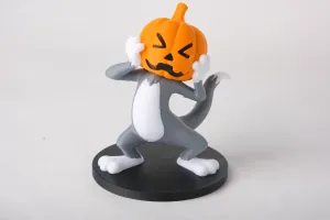 Tom and Jerry - Tom the Cat Pumpkin Halloween Art