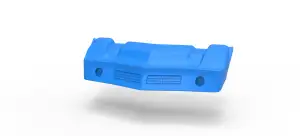 Nose of Vintage Dirt late model Race car V2 Scale 1:25