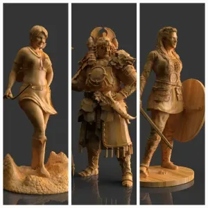 Statuette warriors