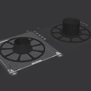 Refillable Filament Spool Holder V2