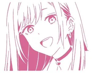 Marin Kitagawa stencil 2