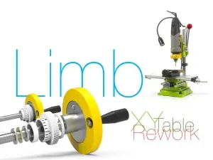 Rework of the X-Y axis table: Limb