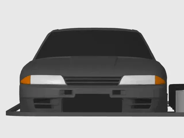 Nissan Skyline GTR R32 Kit Card (1:24 scale) — Фото 6 из 9