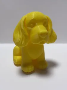 Cute dog figurine