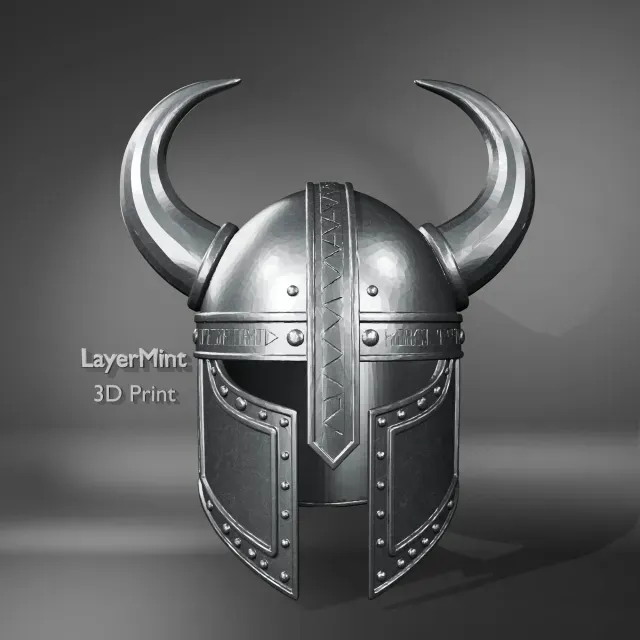 Viking Horned Helmet – 3D Print STL File