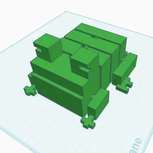 Flexi Minecraft Frog