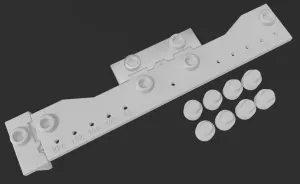 Jig/template for installing furniture handles